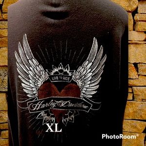 Xl Harley Davidson sweatshirt.